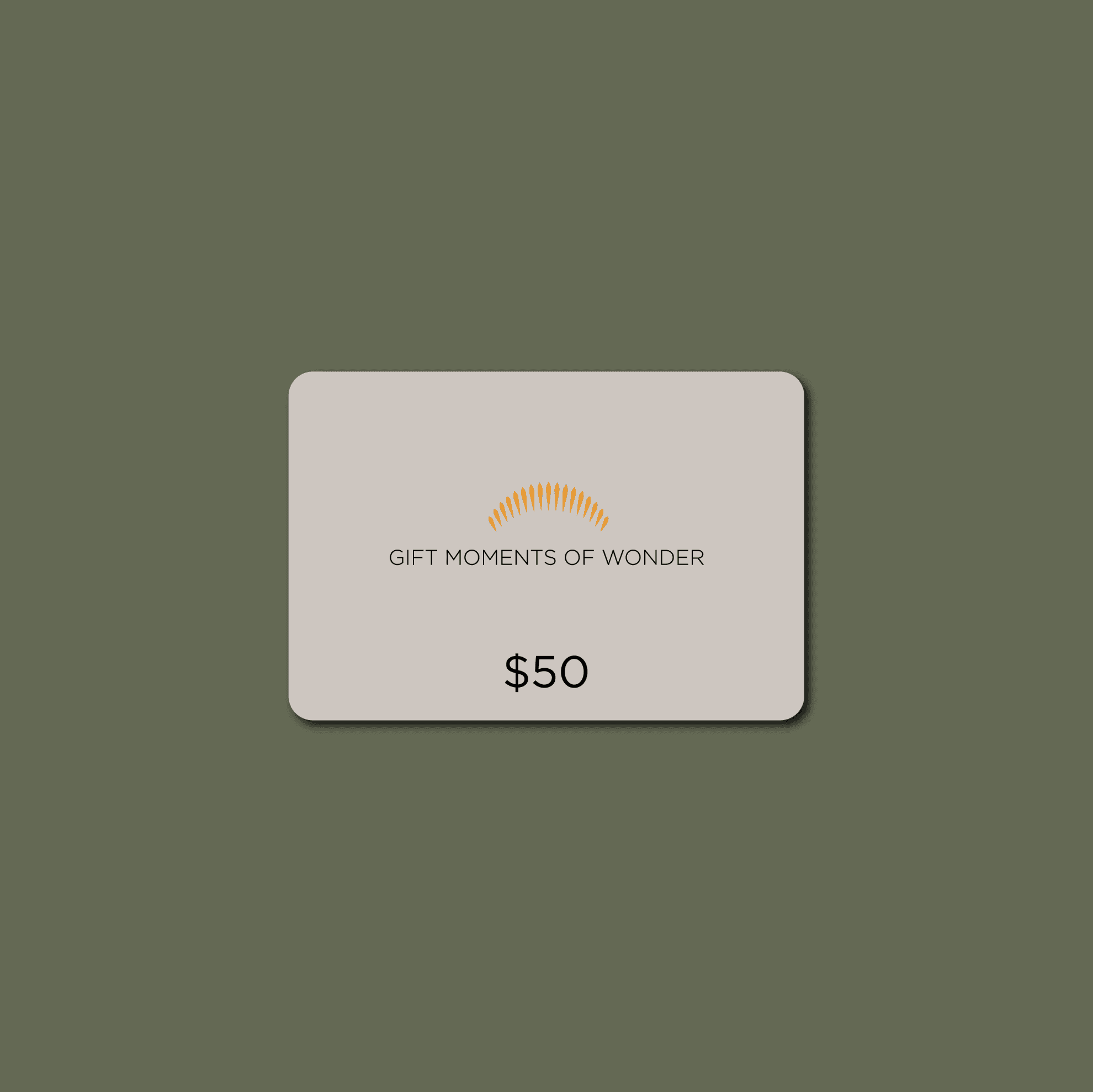 WELLNESS GIFT CARD $50