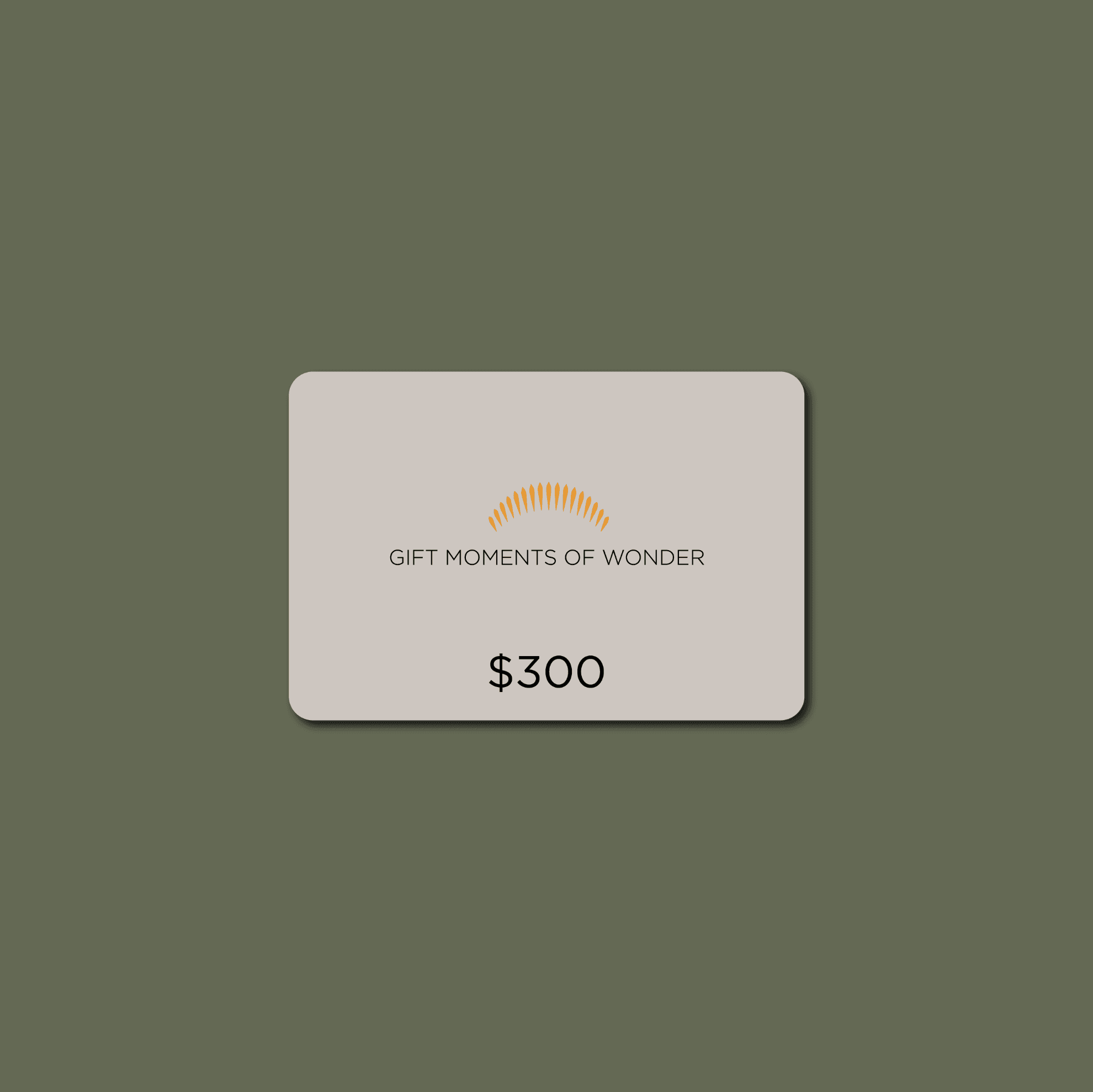 WELLNESS GIFT CARD $300