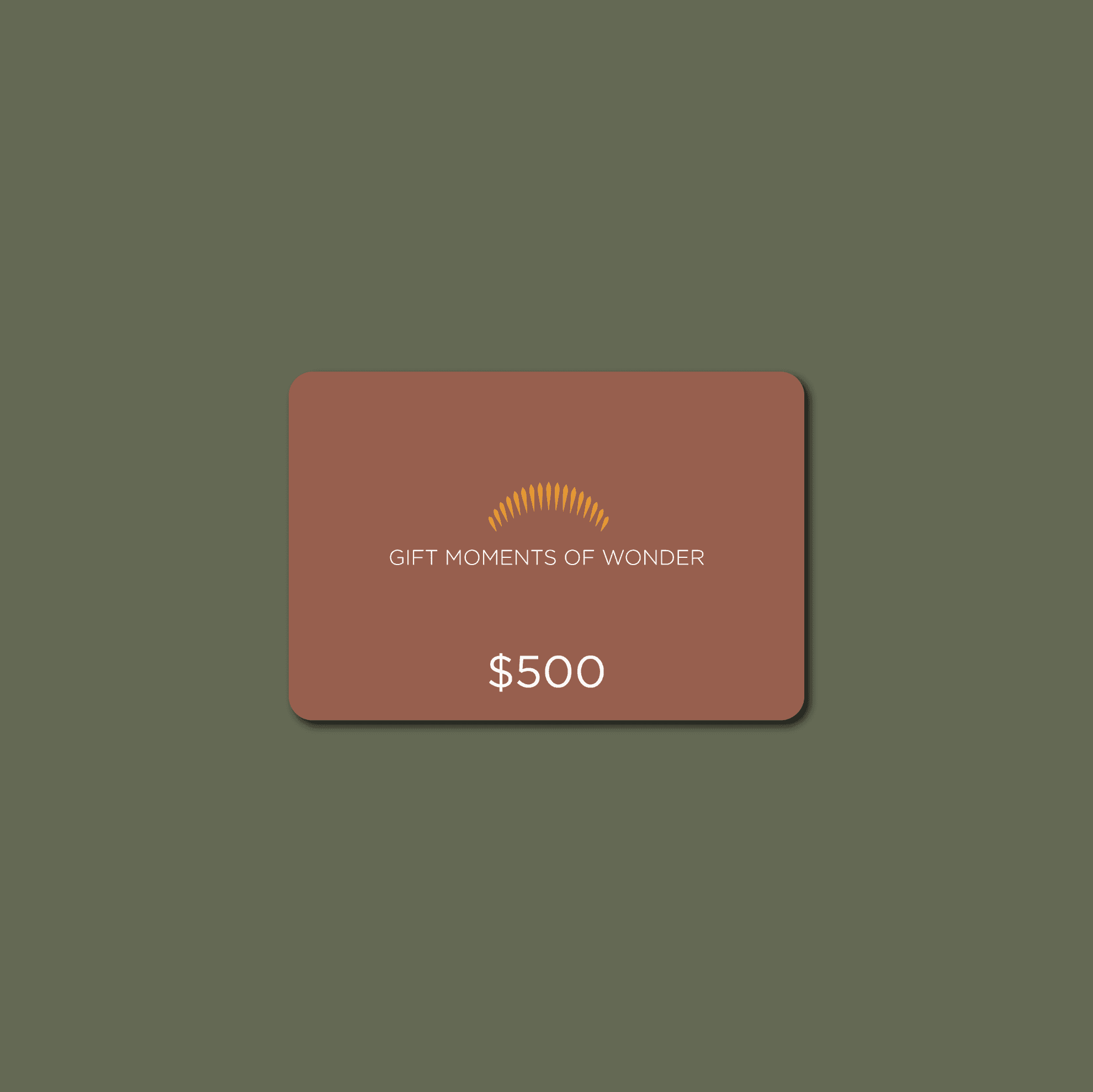 WELLNESS GIFT CARD $500
